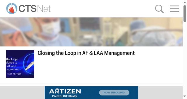 Screenshot of ctsnet.org