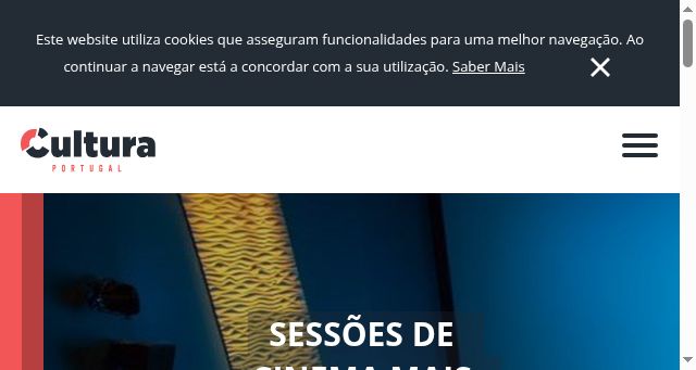 Screenshot of culturaportugal.gov.pt