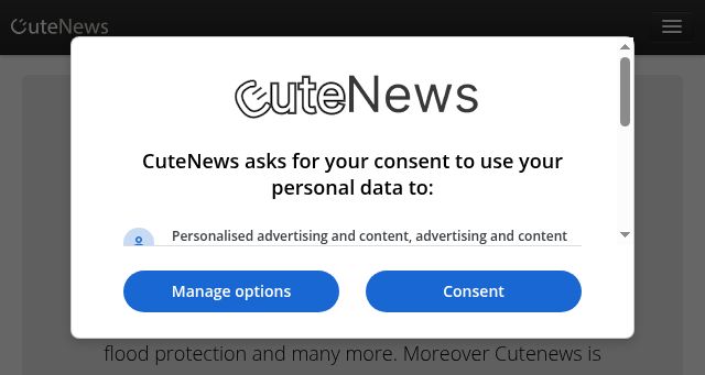 Screenshot of cutephp.com