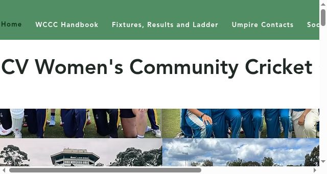 Screenshot of cvwccc.com.au