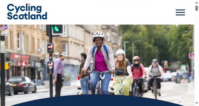 Screenshot of cycling.scot