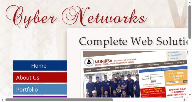 Screenshot of cynets.com