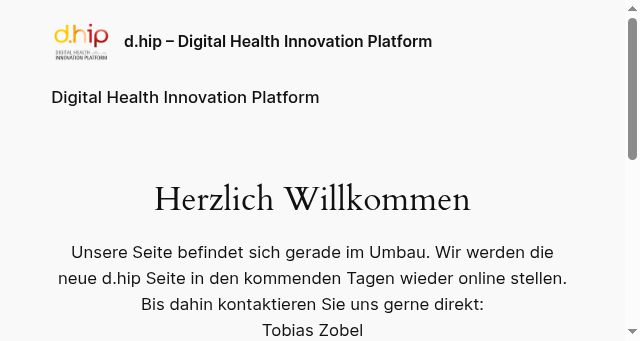 Screenshot of d-hip.de