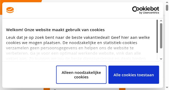 Screenshot of d-reizen.nl