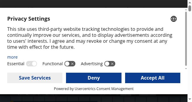 Screenshot of dachser.com