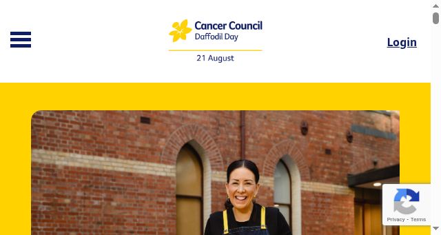 Screenshot of daffodilday.com.au