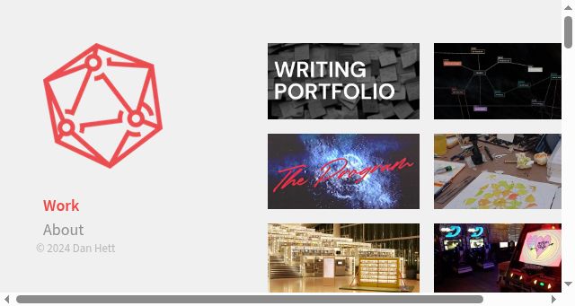 Screenshot of danhett.com