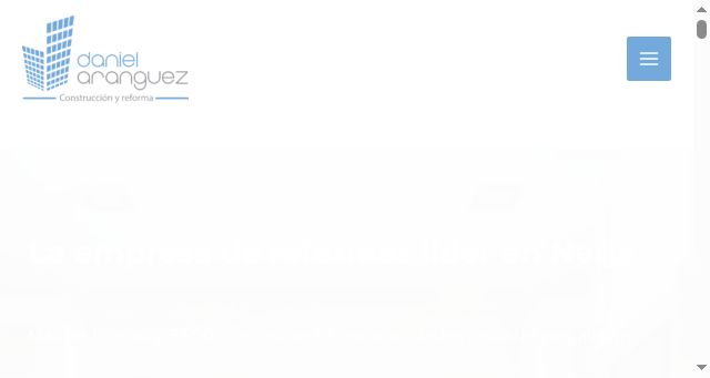 Screenshot of danielaranguez.com