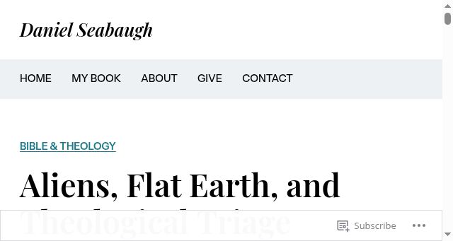 Screenshot of danielseabaugh.com