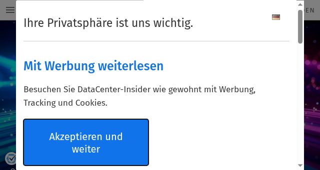 Screenshot of datacenter-insider.de