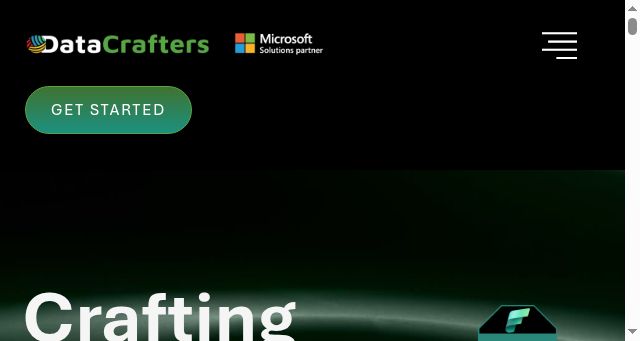 Screenshot of datacrafters.io