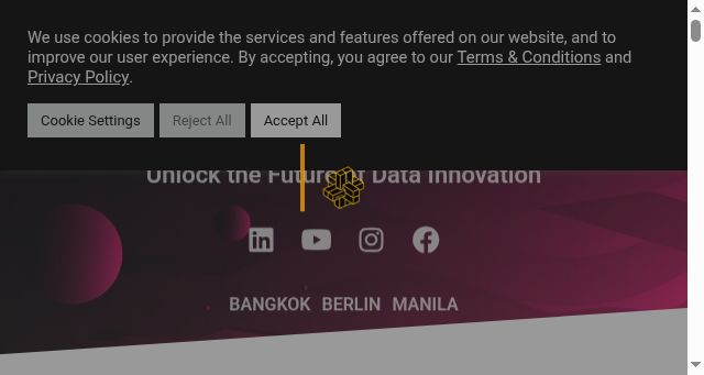 Screenshot of datademystifiedsummit.com
