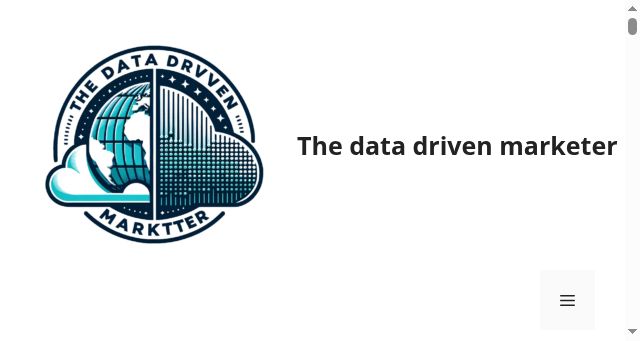 Screenshot of datadrivenmarketer.me