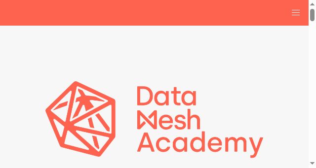 Screenshot of datamesh.academy