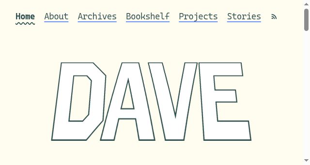 Screenshot of daverupert.com