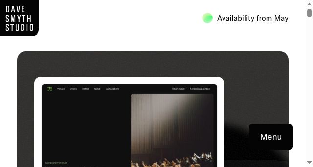 Screenshot of davesmyth.studio