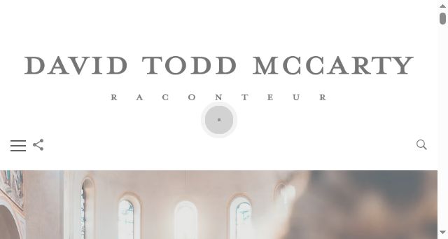 Screenshot of davidtoddmccarty.com