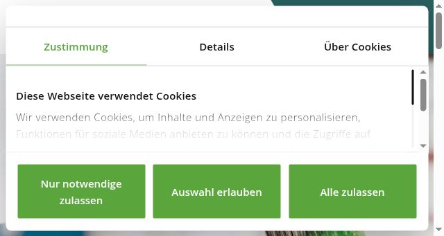 Screenshot of daw.swiss