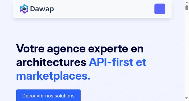 Screenshot of dawap.fr