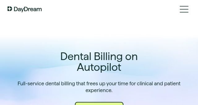 Screenshot of daydream.dental