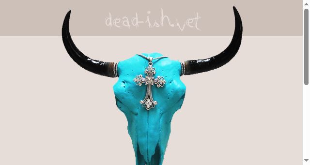 Screenshot of dead-ish.net