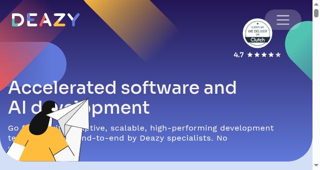 Screenshot of deazy.com