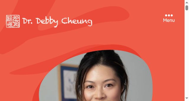 Screenshot of debbycheung.com.au