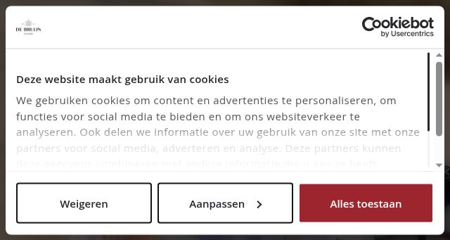 Screenshot of debruijninwijnen.nl
