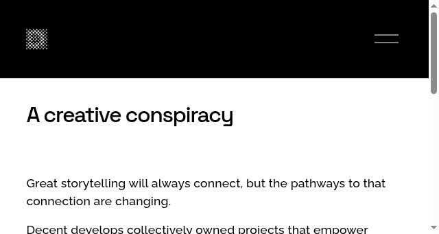 Screenshot of decent.partners