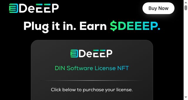 Screenshot of deeep.network