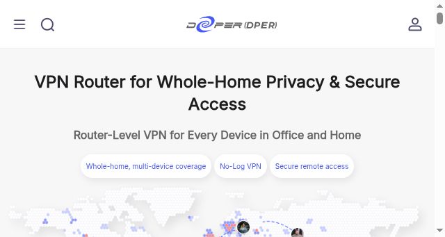 Screenshot of deeper.network