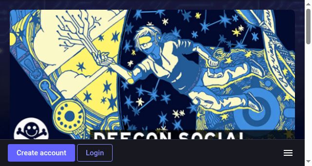 Screenshot of defcon.social