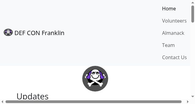 Screenshot of defconfranklin.com