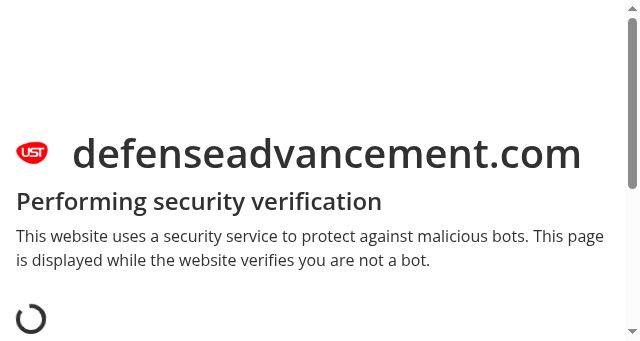 Screenshot of defenseadvancement.com