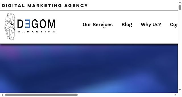 Screenshot of degomglobalmarketing.com