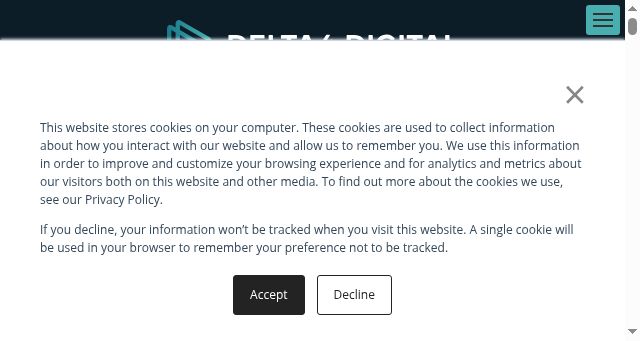 Screenshot of delta4digital.com