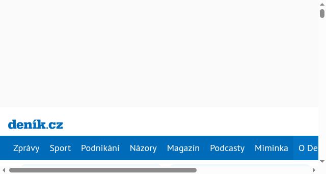 Screenshot of denik.cz