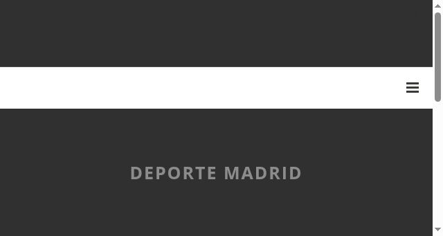 Screenshot of deportemadrid.com