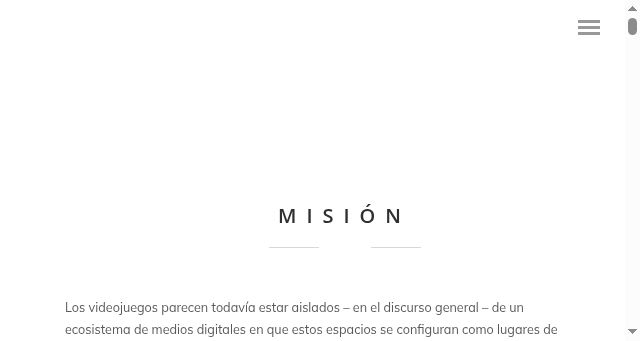 Screenshot of derechoaljuego.digital