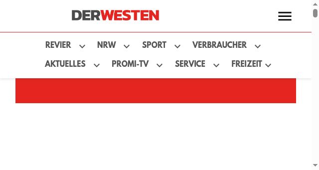 Screenshot of derwesten.de