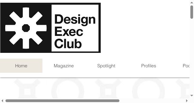 Screenshot of designexecclub.com