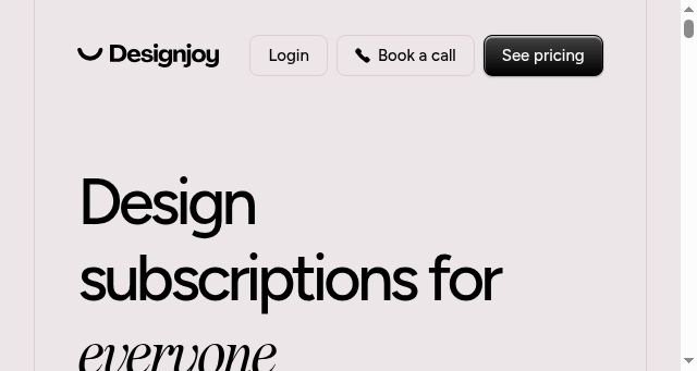 Screenshot of designjoy.co