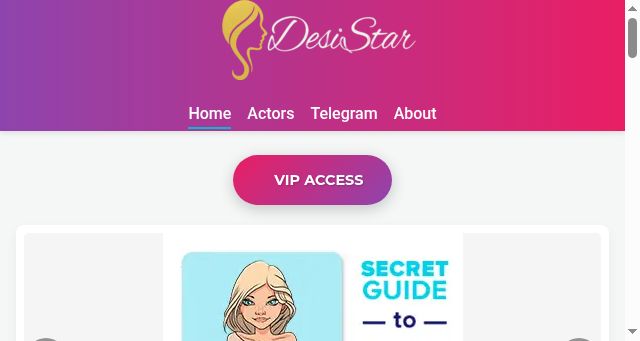 Screenshot of desistar.top
