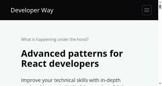 Screenshot of developerway.com