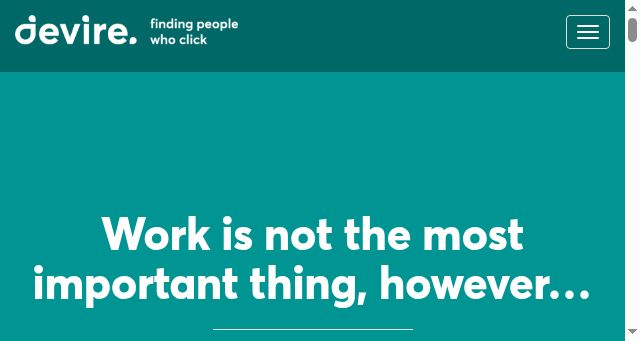 Screenshot of devire.cz