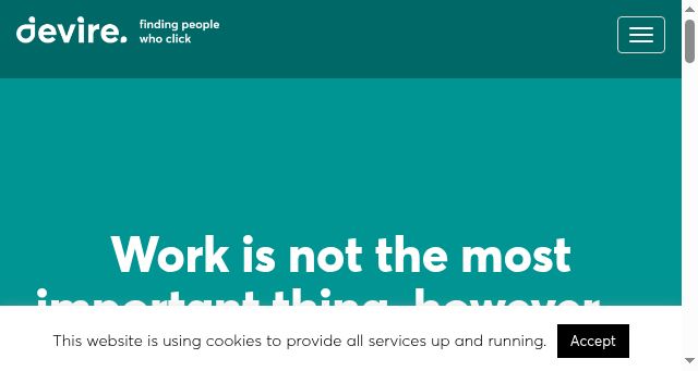 Screenshot of devire.pt