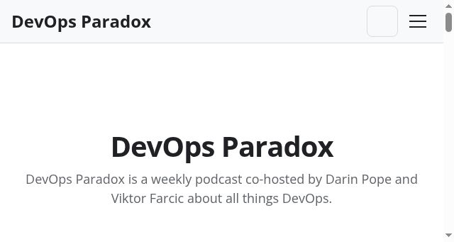Screenshot of devopsparadox.com