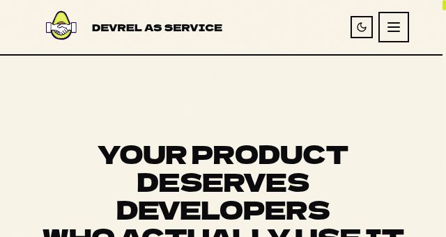 Screenshot of devrelasservice.com