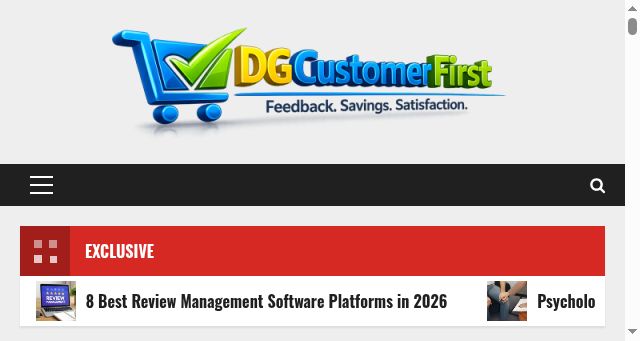 Screenshot of dgcustomerfirst.com