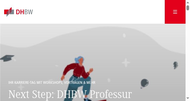 Screenshot of dhbw.de